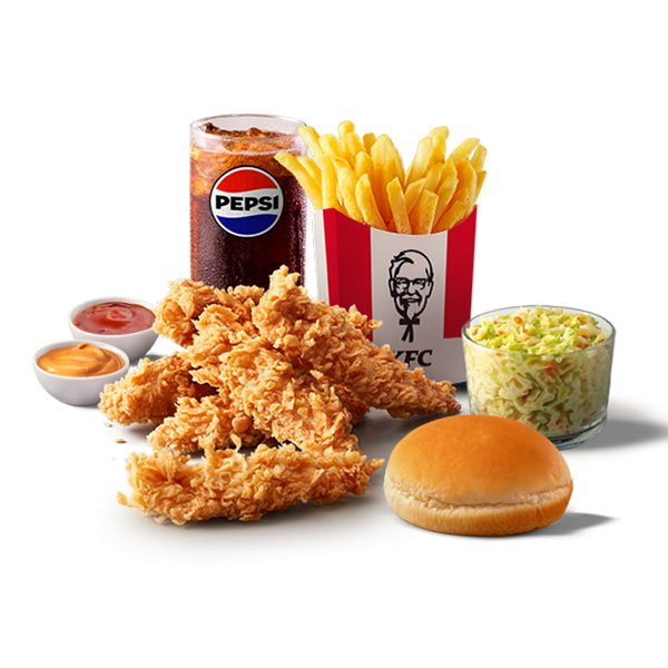 6 Pièces Crispy Strips Meal