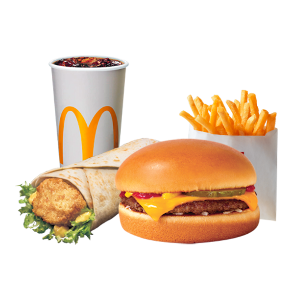 P'tit Wrap + Cheeseburger