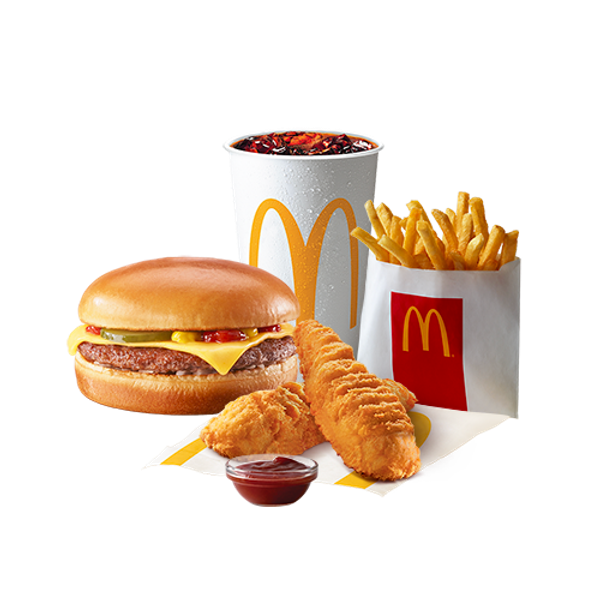 Menu Fusion : Tenders (2 pcs) + Hamburger