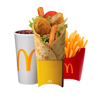 Menu Best Of™ Grand McWrap™ Poulet - Sauce Miel Moutarde - McDonald's Meknès