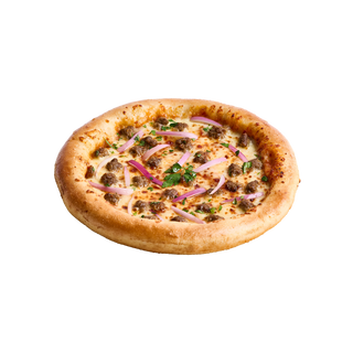 Menu Beefy Delight  Viande hachée bœuf, oignons, mozzarella et sauce tomate aux herbes - Pizza Hut Meknès