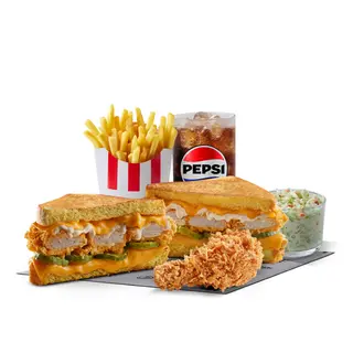 Menu Cheesy Toastie Box - KFC Meknès