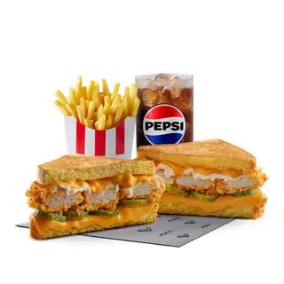 Menu Cheesy Toastie Combo - KFC Meknès