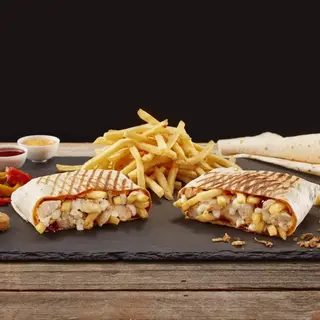Menu tacos viande hachée avec frite - Amore Italiano Meknès