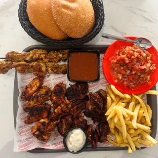 Menu Plat Mixte xl - only chicken Meknès